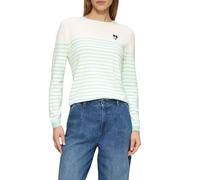 Strickpullover mit Herz-Stickerei 46 türkis 2161085.65G1.46