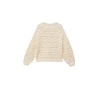 Strickpullover mit Lochmuster 140 beige 2169468.0406.140