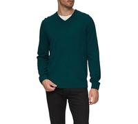 Strickpullover mit Logo-Stickerei 3XL petrol 2143174.67W0.3XL
