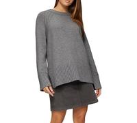 s.Oliver Strickpullover mit Raglanärmeln und Schlitz am Saum
