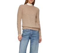 s.Oliver Strickpullover mit Rippdetail und Crew Neck