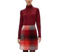 Strickpullover mit Rollkragen 46 rot