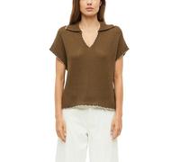 s.Oliver Strickpullover mit überschnittenen Schultern und Polokragen