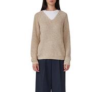 Strickpullover mit V-Ausschnitt und Raglanärmeln 46 braun 2172629.81X7.46