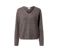 s.Oliver RED LABEL Regular Fit Strickpullover mit Woll-Anteil in Mittelgrau Melange, Größe 42