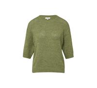 Strickpullover aus Bändchengarn mit Dreiviertelärmeln 46 olive 2180028.79X1.46