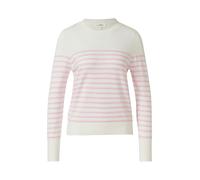 s.Oliver - Strickpullover pink/creme - Gr. - 36