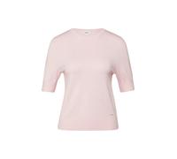 Strickpullover S.OLIVER, Damen, Gr. 44, rose, Feinstrick, Obermaterial: 100% Baumwolle, unifarben, normal hüftbedeckend, Rundhals, Flachstrickbündchen, Pullover Strickpullover, Halbarm-Strick mit Visk