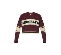 Cropped Oversize-Pullover mit Schriftzug 134/140 rot 2170395.4927.134_140