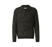 Gerippter Multi-Colour-Strickpullover mit Polokragen L schwarz|mehrfarbig 2172253.99W1.L