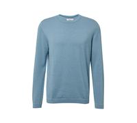 Fein gestreifter Pullover mit Crew Neck und abgesetzten Bündchen M türkis|weiß 2172260.62G1.M