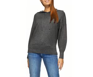 s.Oliver Strickwaren Grey/black Größe: 44 | Kaputzenpullis Outlet | Damen | Grau