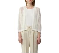 Ajour-Strickjacke mit 3/4-Arm 46 creme 2165935.0210.46