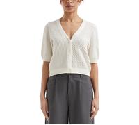 Strickjacke mit Ajourmuster S creme 2170918.0200.S