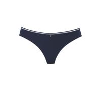 String S.OLIVER "Pauline", Damen, Gr. 36/38, blau (dunkelblau), Spitze, Obermaterial: 81% Polyamid, 19% Elasthan, Unterhosen String, mit feiner Spitze und weichem Microtouch-Material (16301458-36) dun