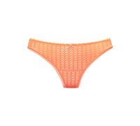 String S.OLIVER "Lilou", Damen, Gr. 36/38, melone, Spitze, Obermaterial: 90% Polyamid, 10% Elasthan, Unterhosen String, aus feiner Spitze in dezent transparenter Optik (16974100-36) melone