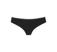 String S.OLIVER Gr. 36/38, schwarz, Damen, Microtouch, Obermaterial: 65% Polyamid, 35% Elasthan, Unterhosen, SEAMLESS mit nahtloser Verarbeitung und hübscher Spitzenborte (34675240-36) schwarz