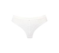 String S.OLIVER "Maelle", Damen, Gr. 36/38, weiß, Spitze, Obermaterial: 86% Polyamid, 12% Elasthan, 2% Polyester, Unterhosen String, aus blumiger Spitze in transparenter Optik (50323905-36) weiß