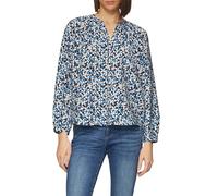 Strukturierte Bluse aus Viskosemix 40 blau 2161111.59A1.40