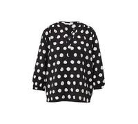 Strukturierte Bluse aus Viskosemix 46 schwarz 2163675.99A2.46