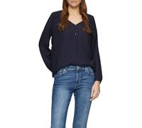 s.Oliver Strukturierte Bluse aus Viskosemix mit Smok-Details