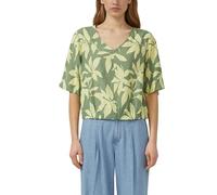 Strukturierte Bluse im O-Shape 36 olive 2176362.79A2.36