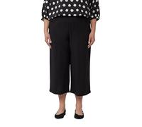 Strukturierte Culotte aus Viskosemix 46 schwarz 2168605.9999.46