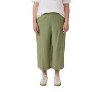 Strukturierte Culotte mit Elastikbund 48 olive 2181342.7900.48
