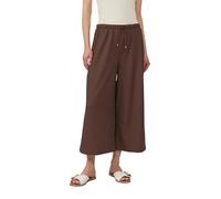 Strukturierte Culotte mit Elastikbund 44 braun 2166364.8828.44