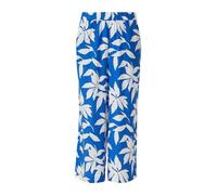Strukturierte Culotte mit Elastikbund 42 blau 2176386.56A2.42