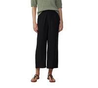 Strukturierte Culotte mit Elastikbund und Eingrifftaschen 34 schwarz 2165047.9999.34