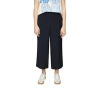 s.Oliver Culotte Red Label Fließende Relaxed Fit mit Elastikbund und Eingrifftaschen Blau Größe 36