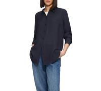 Strukturierte Hemdbluse aus Viskosemix 40 blau 2156350.5959.40