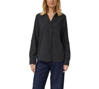 s.Oliver Strukturierte Hemdbluse mit Turn-up Schwarz Größe 44