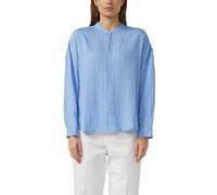 Strukturierte Oversize Bluse im Viskosemix 40 blau 2174591.5141.40