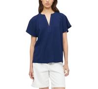 Strukturierte Raglan-Bluse aus Viskosemix 34 blau 2181510.5748.34