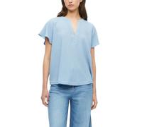 Strukturierte Raglan-Bluse aus Viskosemix 34 blau 2181510.5025.34