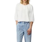 Strukturierte Relaxed-Fit-Bluse mit Raffungen und Raglanärmeln 46 creme 2163640.0210.46