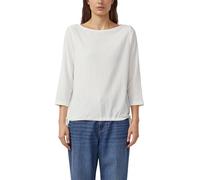 Strukturierte Shirt-Bluse mit U-Boot-Ausschnitt 36 creme 2174368.0210.36