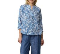 Strukturierte Tunikabluse mit 3/4-Ärmeln 36 blau 2163638.55A0.36