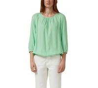 Strukturierte Viskose-Bluse mit Raff-Details 48 grün 2180359.7269.48