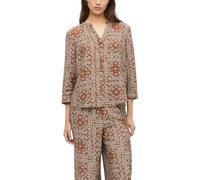 Strukturierte Viskosemix-Bluse 44 braun 2182203.88A0.44