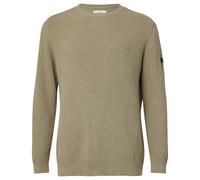 Strukturierter Baumwoll-Pullover mit Label-Patch 3XL Beige 2174093.80W0.3XL