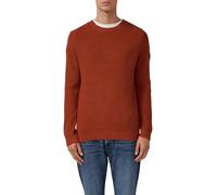 Strukturierter Baumwoll-Pullover mit Label-Patch XL rot 2170219.35W0.XL