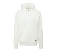 s.Oliver Strukturierter Hoodie mit Druckknöpfen und Kängurutasche weiß XXL