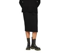 s.Oliver Strukturierter Jersey-Rock mit seitlichem Schlitz