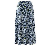 s.Oliver Strukturierter Midi-Rock mit Elastikbund und Leo-Muster