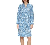 Strukturiertes Hemdblusenkleid mit Eingrifftaschen 36 blau 2163662.55A0.36