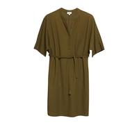 s.Oliver Strukturiertes Jersey-Kleid mit Gürtel und Knopfleiste