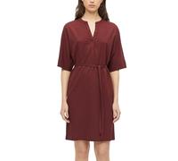 Strukturiertes Jersey-Kleid mit Gürtel und Knopfleiste 36 rot 2180828.3903.36